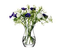LSA Flower Florero de Flores de 17,5 cm, Transparente, 17.5 cm de alto