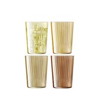 Lsa G060-18-148 Vasos de Vidrio Colores, Gems, Ámbar Surtido, 560ml, Paquete de 4, Cristal