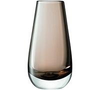 LSA International Flower Florero de Color Moca de 14 cm de Alto, Marrón