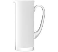 LSA International G211-54-391 - Garrafa de base negra, 1.5 L, color blanco, vidrio