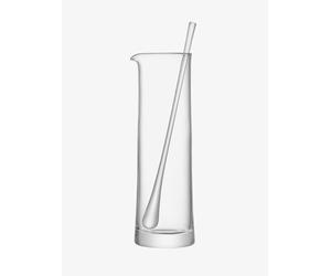 LSA International Gin GN06 Jarra para cócteles y varilla mezcladora, 1.1 L, transparente
