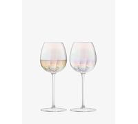 LSA International Pearl PE02 - Copa de vino blanco, 325 ml, 4 unidades, nacarada