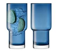 LSA International - Utility Highball Transparente 390 ml x2, 8.2 x 8.2 x 15 cm