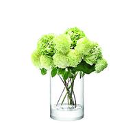 LSA International - Vaso / Portavelas en forma de tubo Isa International (delgado) 40 cm de altoØ30cm de diámetro, transparente