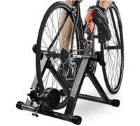 LSAfhDYG Rodillo para Bicicleta, Bicicleta estática de Acero for Ejercicio, Soporte magnético