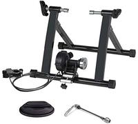 LSAfhDYG Rodillo para Bicicleta, Bicicleta estática de Acero for Ejercicio, Soporte magnético