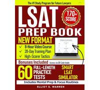 LSAT Prep Book: 60 Full-Length Tests, Online Simulator & Flashcards | High-Scorer Tactics in a 28-Day Plan | Dominate Logical Reasoning & Reading | Built for the New Digital Format & Top Law Schools