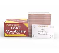 LSAT Vocabulary Study Cards: LSAT Vocab Prep and Practice [Full Color Cards]