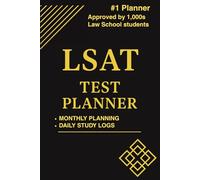 LSAT180: The Ultimate LSAT Study Planner - Daily, Weekly & Monthly Prep to Score 170+: A Proven System to Organize Your Prep, Track Progress, and ... Logic Games, and Reading Comprehension