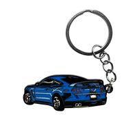 LSAUTO Llavero compatible con Ford Mustang 1994-2025. Gancho giratorio de aleación de zinc. 1 x 2 pulgadas 1994-2025. Uso para llaves de coche.