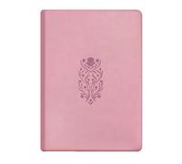 Lsb, Handy Size, Inside Column Reference, Paste-Down Pink Faux Leather Hope Blooms, Red Letter