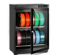 LSBHPPD Armario Secador Filamentos 3D,Estante Secado Sellado con Control Humedad,Diseño con Soporte para 10-12/15-21 Bobinas,para Nylon,Pla,Petg, Abs,TPU,Pa,Pequeños Estudios 70L