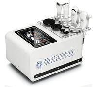 LSBHPPD Equipo de Fisioterapia 448KHz,Máquina de Diatermia Profesional con 8 Sondas, 3 Asas y Placa de Presión Negativa,para Reafirmación, Eliminación de Grasa y Modelado Corporal Black