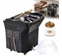 LSBHPPD Equipo Japonés para SPA De Cabeza, con Almacenamiento Y Precalentamiento De Agua, Lavabo para Champú con Circulación De Agua, Fumigación Y Fototerapia, Y Doble Calefacción