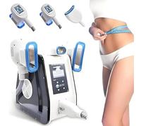 LSBHPPD Máquina Adelgazamiento Congelación Criolipólisis,Congelación Esculpir Cuerpo Pantalla Táctil 8 Pulgadas,Salida Dispositivo Enfriamiento: 0-5 Kpa/presión Vacío: 0-100 Kpa/0-60 Min