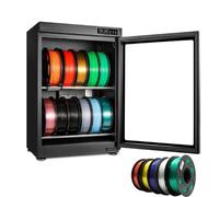 LSBHPPD Secador Filamento para Impresora 3D,Estante Almacenamiento Sellado con Pantalla LCD, Organizador Bobina Múltiple para Pla Abs TPU Pa, 2/3 Niveles para Tiendas Impresión 3D 70L