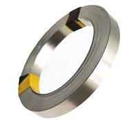 LSCAILIAO Chapa de Acero Inoxidable - Tira Delgada Estrecha de Metal para horticultura y Bricolaje Espesor 0.8mm, Longitud 5m,Width 10