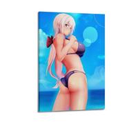 LSCUTBN Póster de botín de anime, lienzo decorativo para pared, póster de pared e imagen artística moderna para decoración de dormitorio familiar, 20 x 30 cm