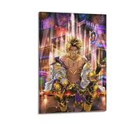 LSCUTBN Póster decorativo de villano de la noche sagrada del anime, póster de pared e imagen artística moderna para decoración de dormitorio familiar, 20 x 30 cm
