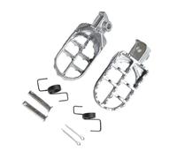 LSDSAAZA para Yamaha PW50 80 TW200 XR50R CRF50 CRF70 CRF80 CRF100F Reposapiés Motocicleta Kit Estriberas Moto(Silver 1 Pair)