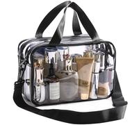 LSDY Bolsas transparentes aprobadas para estadio para mujer, bolsa transparente para eventos de estadio, bolsa de conciertos, organizador de maquillaje, bolsa de lavado transparente, Transparente-A,