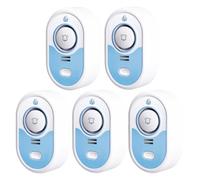 LSENTLY - Detector de fugas de agua, 5 años de tiempo en espera, indicador LED y alarma de fugas de 100 dB, función de autoprueba y advertencia de batería, IP66 resistente al agua, para el hogar