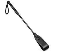 Lsexyier Fusta de Cuero Auténtico 50cm - Látigo Flexible y Resistente para Juegos de rol y Fiestas Temáticas - látigo para coquetear - Accesorio BDSM para Parejas, Hombre y Mujer