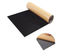 LSGCQ Rollo de espuma adhesiva multifuncional placa de espuma de neopreno para juntas alfombrilla antivibraciones (300mm×1,5mm×3m, Negro)