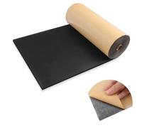 LSGCQ Rollo de espuma adhesiva multifuncional placa de espuma de neopreno para juntas alfombrilla antivibraciones (300mm×3mm×1,5m, Negro)