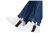 LSGGTIM 2 pinzas ajustables para botas, 25 cm - 50 cm, elásticos, correas para botas, pantalones, estribos, correas de piernas, pinzas para moto, barco, clips para mujeres, hombres, motociclistas