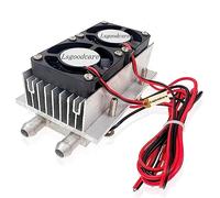 Lsgoodcare Kit de enfriador de refrigeración semiconductor de 120 W, enfriador Peltier de 12 V, TEC1-12706, kit de módulo de disipador de calor Peltier termoeléctrico, sistema de refrigeración por