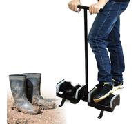 LSHFYV Cepillo Limpiador de Botas, cerdas rígidas de Doble Cara para una eliminación eficaz del Barro, Ideal para Botas de Lluvia, Senderismo y fútbol, Granjas y Jardines.