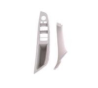 LSHIJI Manijas Interiores Para Coche Reposabrazos de puerta Interior calidad, Panel embellecedor, tirador, conjunto repuesto for BMW 5 Series F10 F11 F18 520i 523i 525i 528i 535i(Oyster LHD 2PCS)