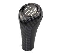 LSHIJI Palanca De Cambios Coche 5 6 Speed Gear SHIFT KNOB Palanca De Cambio(6 speed Carbon Fiber)