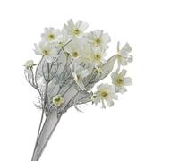 lskdnrufh Artificial Cosmos Flowers - Fake Gerbera Daisy Bouquet, Faux Silk Wildflowers with Stems for Home Table Decor, Farmhouse Floral Arrangement(White)