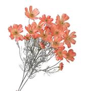 lskdnrufh Artificial Cosmos Flowers - Fake Gerbera Daisy Bouquet, Faux Silk Wildflowers with Stems for Home Table Decor, Farmhouse Floral Arrangement(Orange)