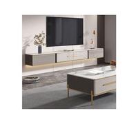 lskdnrufh Estante para TV de 70,8 "/78,7 pulgadas, soporte de TV flotante simple con 2 cajones, armario de pared que ahorra espacio (L)