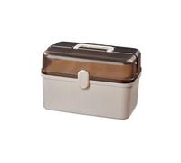 Lskdnrufh Maleta portátil Tornillo Herrajes para el hogar Caja de herramientas Caja de almacenamiento para objetos pequeños Caja de herramientas Kit de primeros auxilios al aire libre (White)