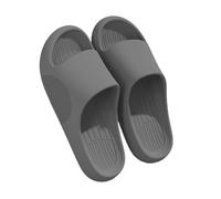 lskdnrufh Sandalias Zapatillas de baño for hombre, sandalias de ducha antideslizantes suaves, zapatos de playa for casa interior for hombre Sandalias de mujer(Gray,50-51)