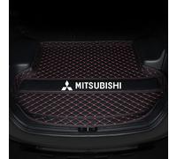 LSKJA Alfombrilla de Maletero Plana para Mitsubishi Pajero V93 2010 2011 2012 2013 2014, Alfombrilla para Maletero de Coche, Revestimiento de Carga Lateral Plano,D