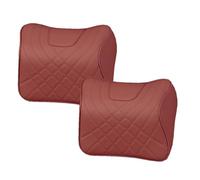 LSKJA Almohadas para el Cuello del automóvil para Subaru Outback 2019-2020, 100% Espuma viscoelástica y Funda extraíble Transpirable,2-C Red