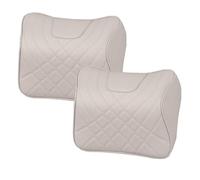 LSKJA Almohadas para el Cuello del automóvil para Subaru Outback 2019-2020, 100% Espuma viscoelástica y Funda extraíble Transpirable,2-D Beige