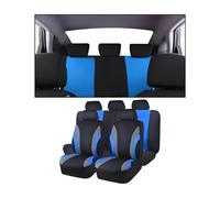 LSKJA para Fiat Stilo Croma Bravo Palio Uno Fundas para Asientos de Coche, Protectores Completos para Asientos de Coche Transpirables, Accesorios Coche,B Blue