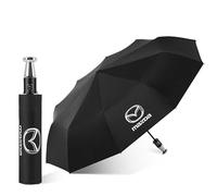 LSKJA Paraguas Plegable Automático Secado Rápido Tela y Mango Antideslizante - Resistente al Viento Paraguas para Mazda CX-5 2017-2023,A