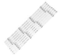 Lskjzzn 4 par/set 3V 1W TV tira de LED for iluminación trasera Compatible for LG 49 pulgadas 49UH661V 49UH67IV 49H6500 49UH6507 49UH6509 49UH650 49UH676V 49UH6800