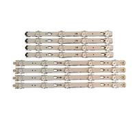 Lskjzzn 8 tiras LED for iluminación trasera compatibles for Samsung UA40J6300 UE40J6300 UE40J6300AK UE40J6500AU BN96-34783A 34784A V5DF-400DCA 400DCB-R2