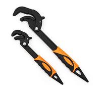 LSLANSOON - Juego de 2 llaves universales multifunción autoajustables para reparación de automóviles y mantenimiento doméstico