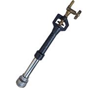 LSMIITTH Quemador de gas para forjas de gas, 100.000 BTU, válvula de aguja de latón, propano de alta presión, GLP, gas butano, tubo de alimentación de 20,32 cm de largo