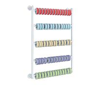 LSMKK Organizador De Bufandas para Pared, Estante Grande para Papel De Regalo para Rollos De Vinilo Y Almacenamiento De Jeans, Estante De Papel Tapiz para Sala De Manualidades