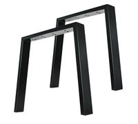 LSNNMU 2 uds Patas de Mesa Metal 30 Pulgadas H 28 ''W Muebles en Forma U Resistentes Centro for DIY, computadora